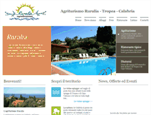 Tablet Screenshot of agriturismoruralia.com